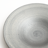 崇雪(shusetsu) ラウンドプレート 20cm(シルバー)