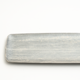 崇雪(shusetsu) 長角皿34cm(シルバー)