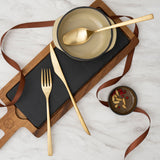 オベリスコ ディナーフォーク(マットゴールド)