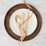 オベリスコ ディナーナイフ(マットゴールド)