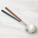 ポーラ マーブル テーブルスプーン(フォレストグリーン)