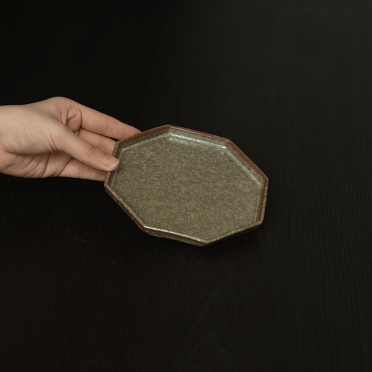 アニス 八角プレート 14cm(ゴールド)