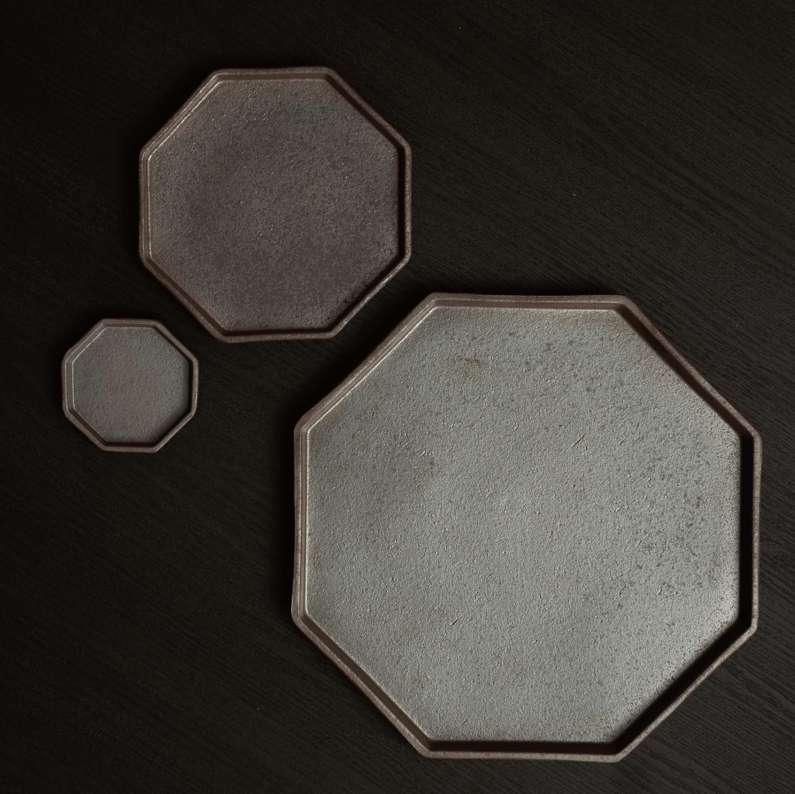 アニス 八角プレート 14cm（ブラウン） – 皿・プレート – 一流