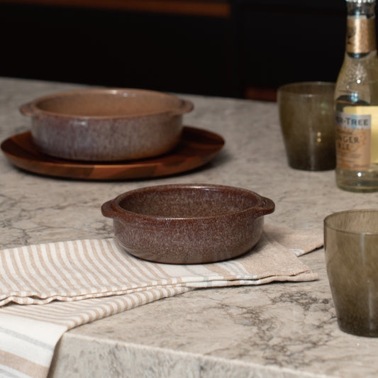 ELMO 両手キャセロール 13cm(マロンブラウン)