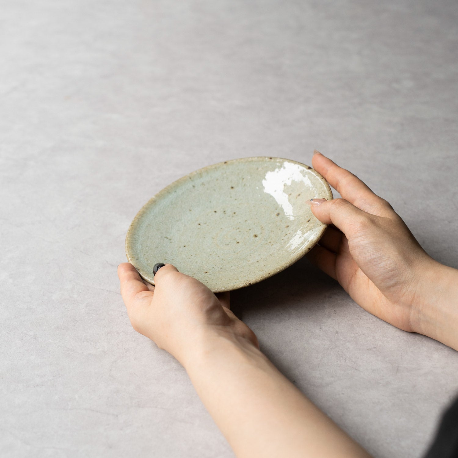 【NEW】木景（kokage）プレート 16.5cm(御深井)