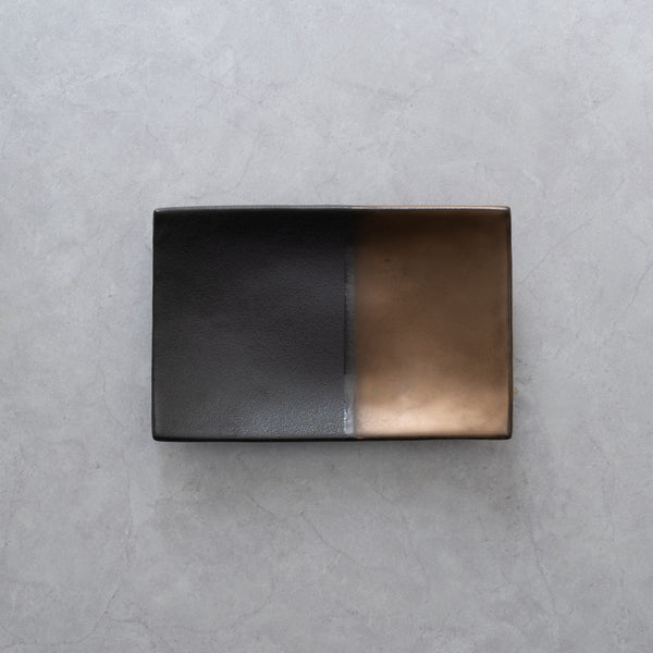 奏（sou） 長角皿21cm（ゴールド/ブラック） – 皿・プレート – 一流