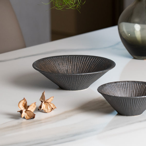 尚（sho） しのぎ小鉢19cm – 鉢・ボール – 一流レストラン愛用 モダン