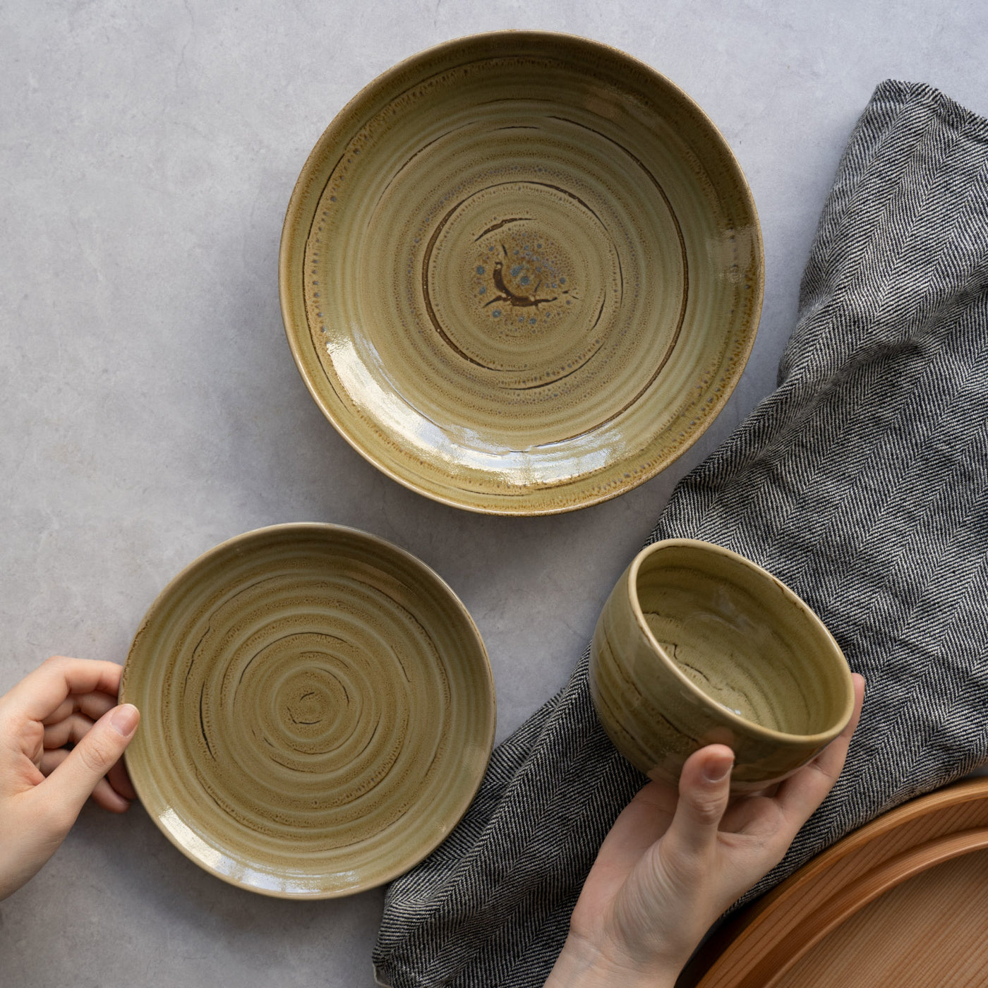 SPOT （スポット）クーププレート 22cm（ベージュ） – 皿・プレート