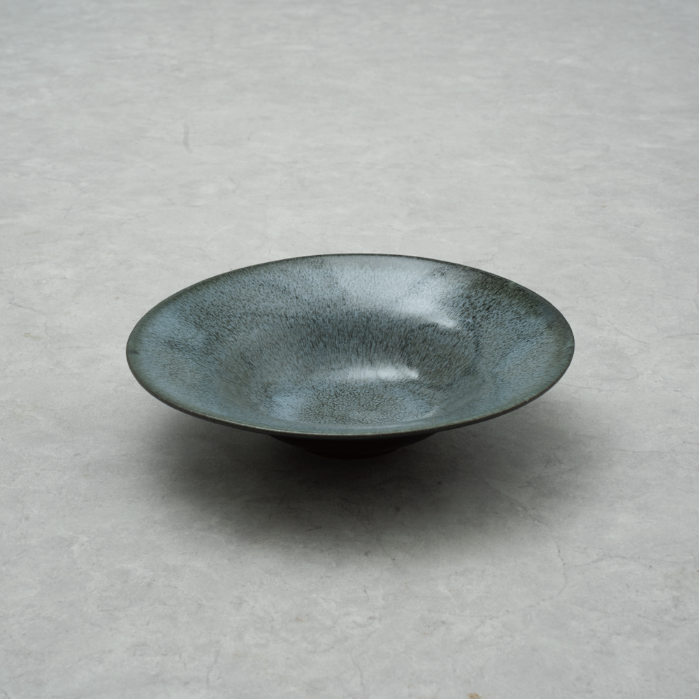 SA2102BE　ワイドリムクーププレート　21cm　ベージュ　宙 SA2102BE ワイドリムクーププレート 21cm