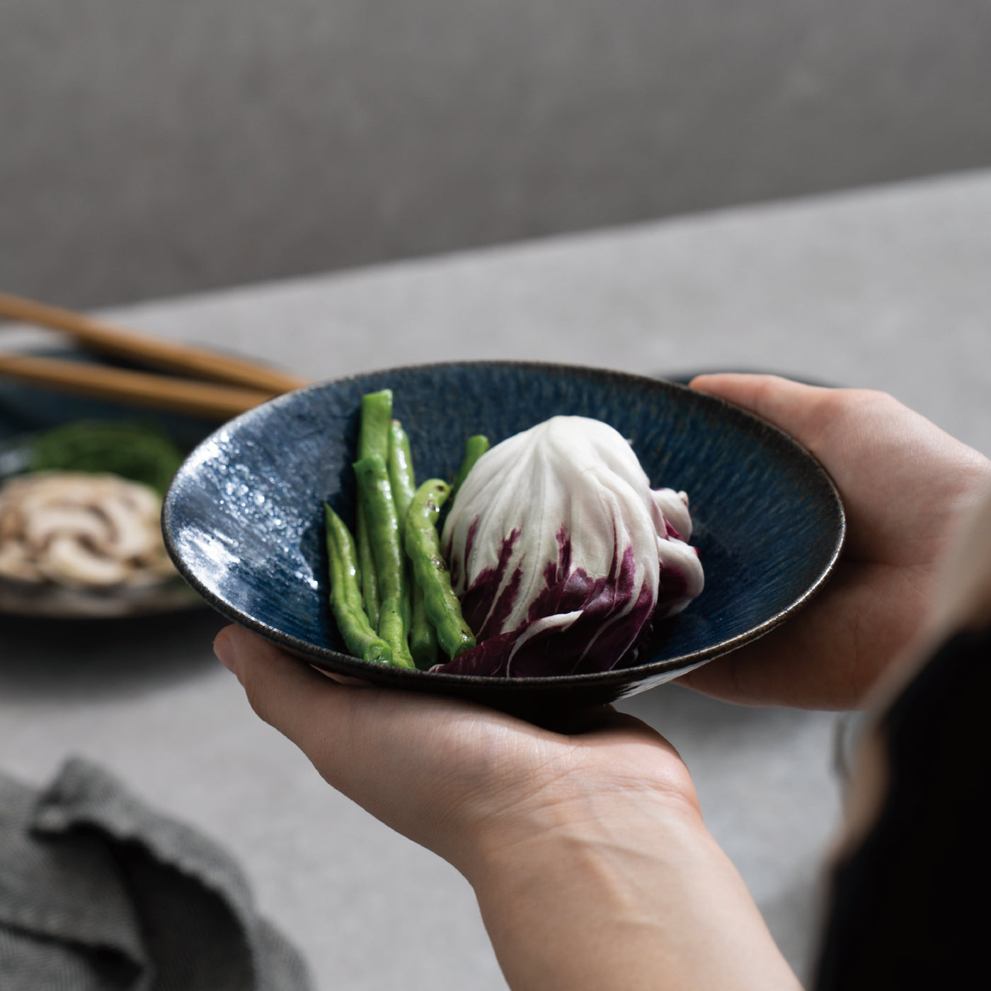 青藍 クーププレート17cm – スープ・パスタプレート – 一流レストラン