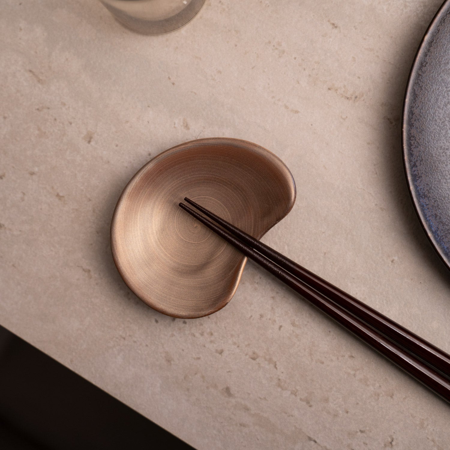 崇雪（shusetsu） カシュープレート 10cm （ゴールド）