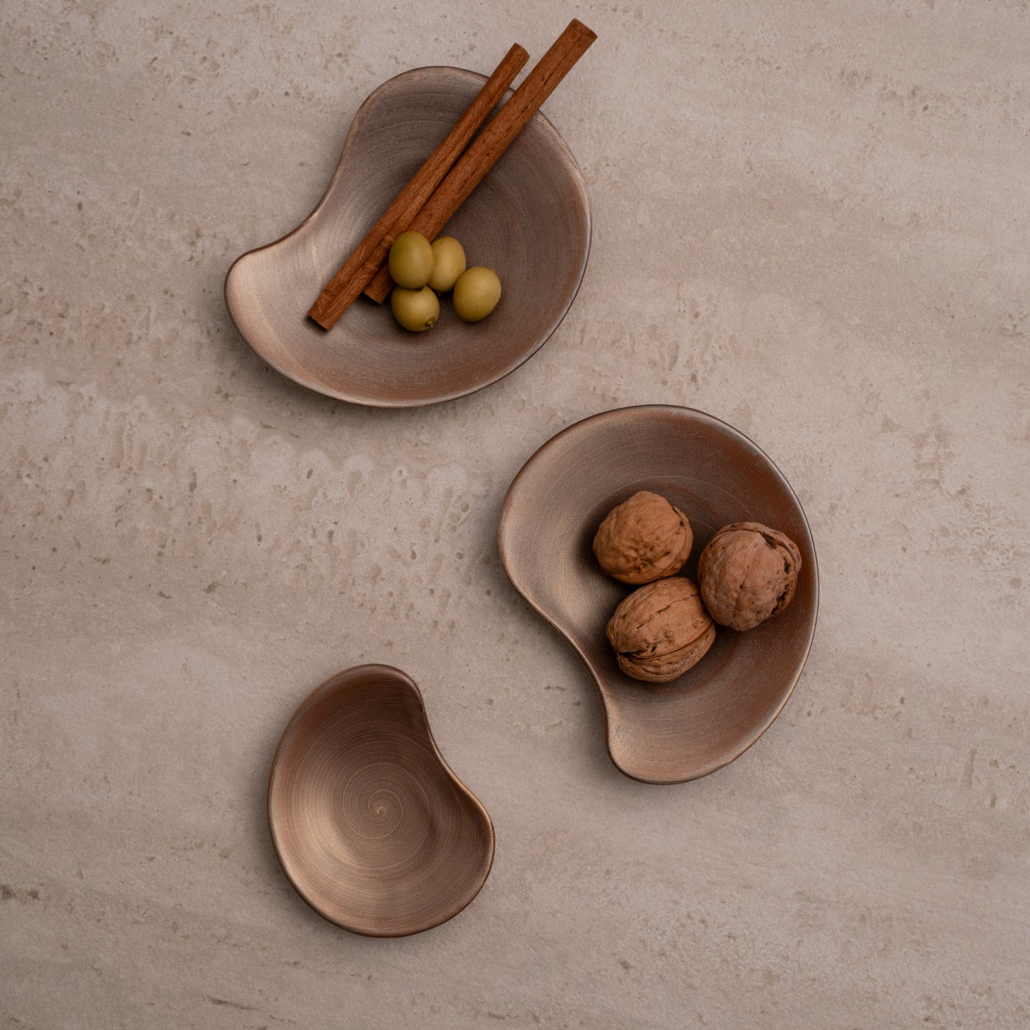 崇雪（shusetsu） カシュープレート 13cm （ゴールド）