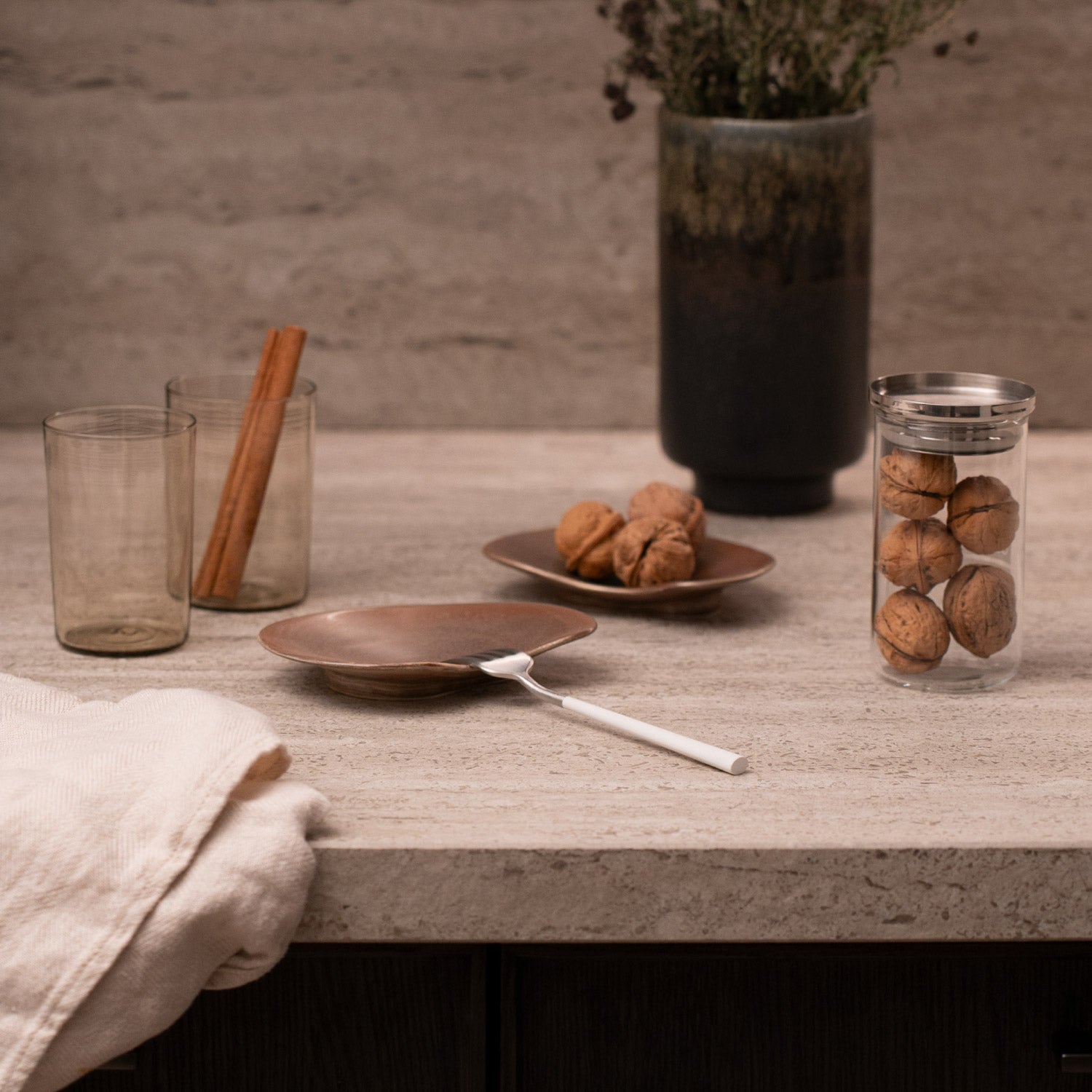 崇雪（shusetsu） カシュープレート 13cm （ゴールド）