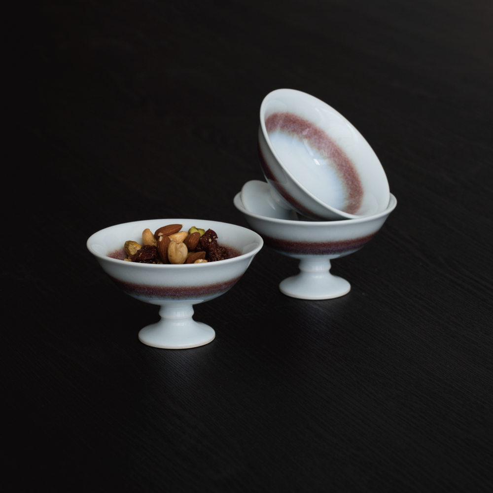 肥前官窯 幕末明治期 年木庵製 高台鉢 肥前官窯 幕末明治期 年木庵製