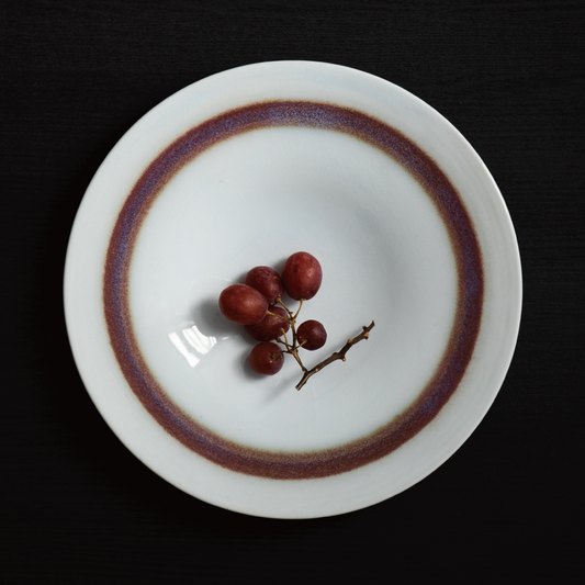 環（tamaki） ラウンドプレート 26cm（レッド）