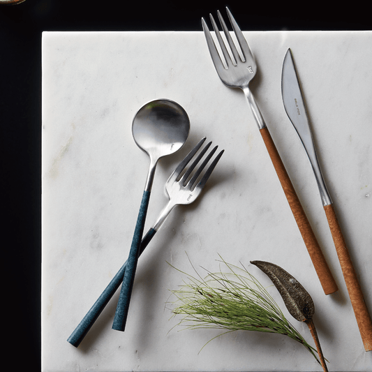 ポーラ マーブル テーブルナイフ(キャメルブラウン)