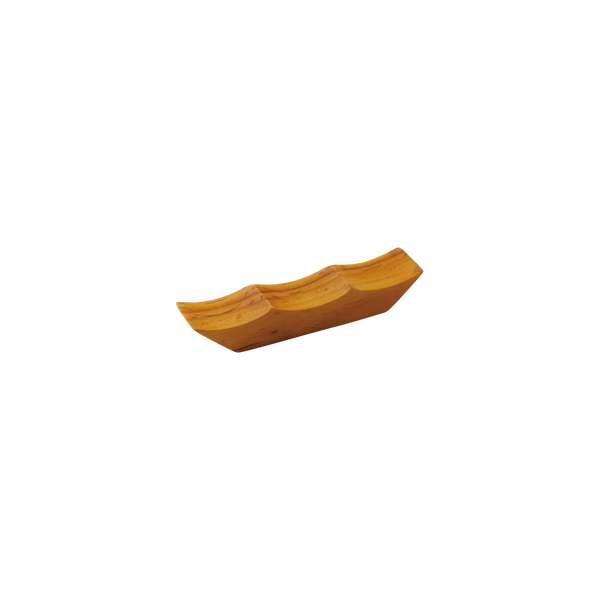木製カトラリーレスト ウェーブ（オレンジ）