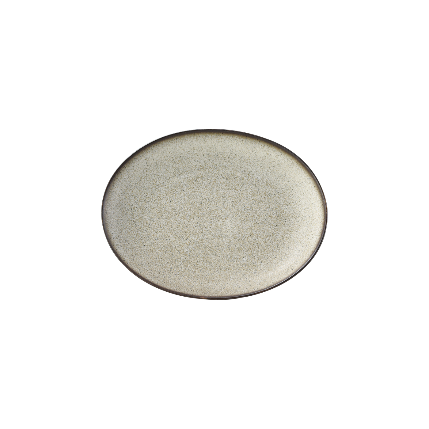 薫雲 オーバルプレート 17cm（ブラウン） – 皿・プレート – 一流