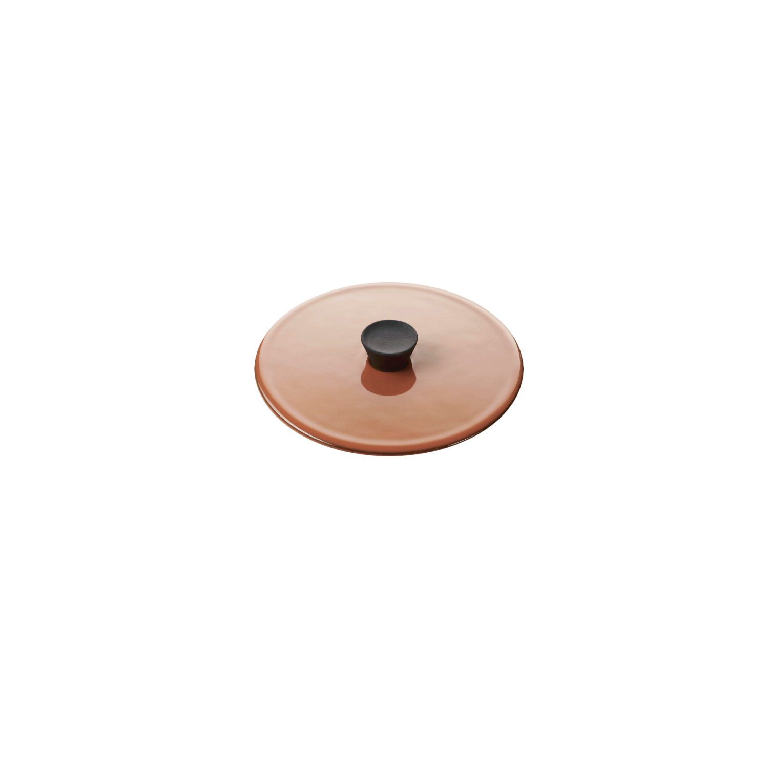 CARACTERE フタ ラウンドキャセロール14cm用（オレンジ）