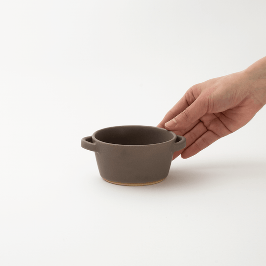 マッテ 両手キャセロール13cm（モカ）