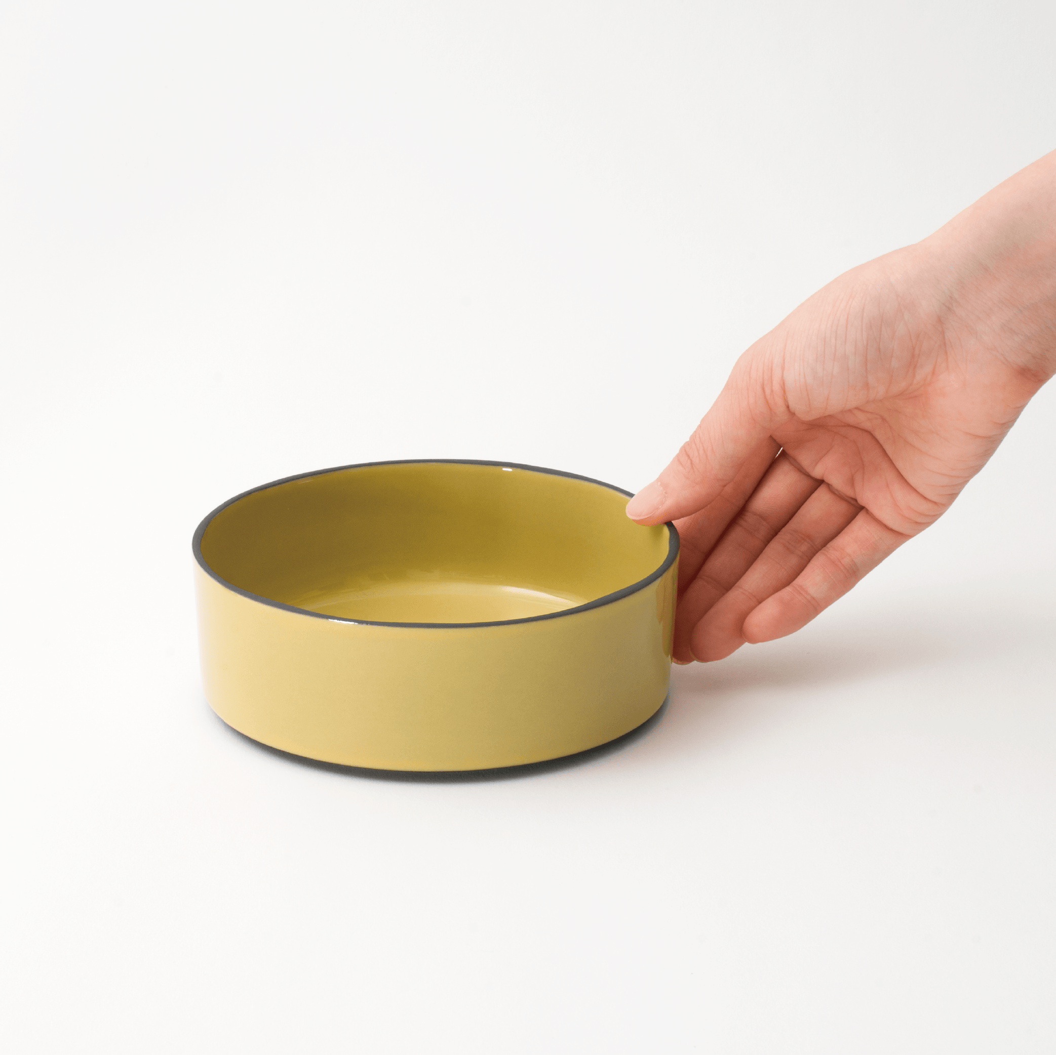 CARACTERE クープディッシュ14cm（イエロー）