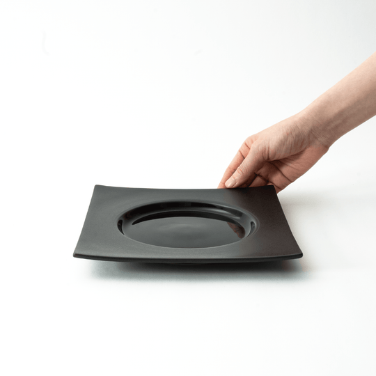 スウィーツパレット スクエアプレート 20cm（ブラック）