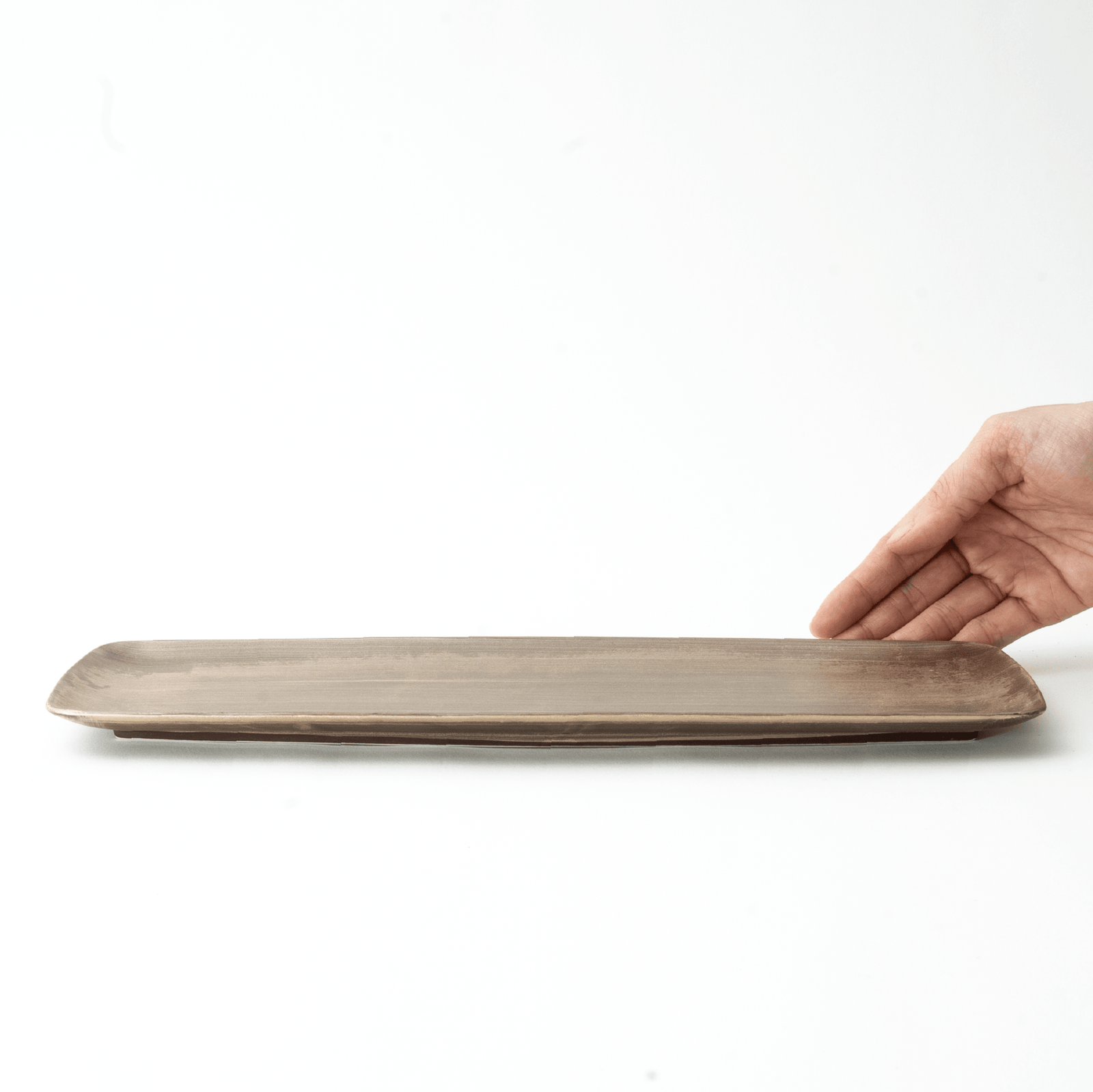 崇雪（shusetsu） 長角皿34cm（ゴールド） – 皿・プレート – 一流