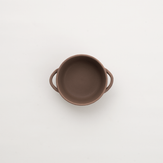 マッテ 両手キャセロール13cm（モカ）