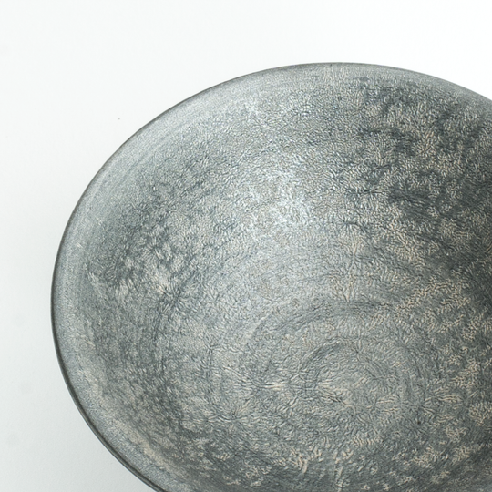 崇雪（shusetsu） 高台鉢（シルバー）