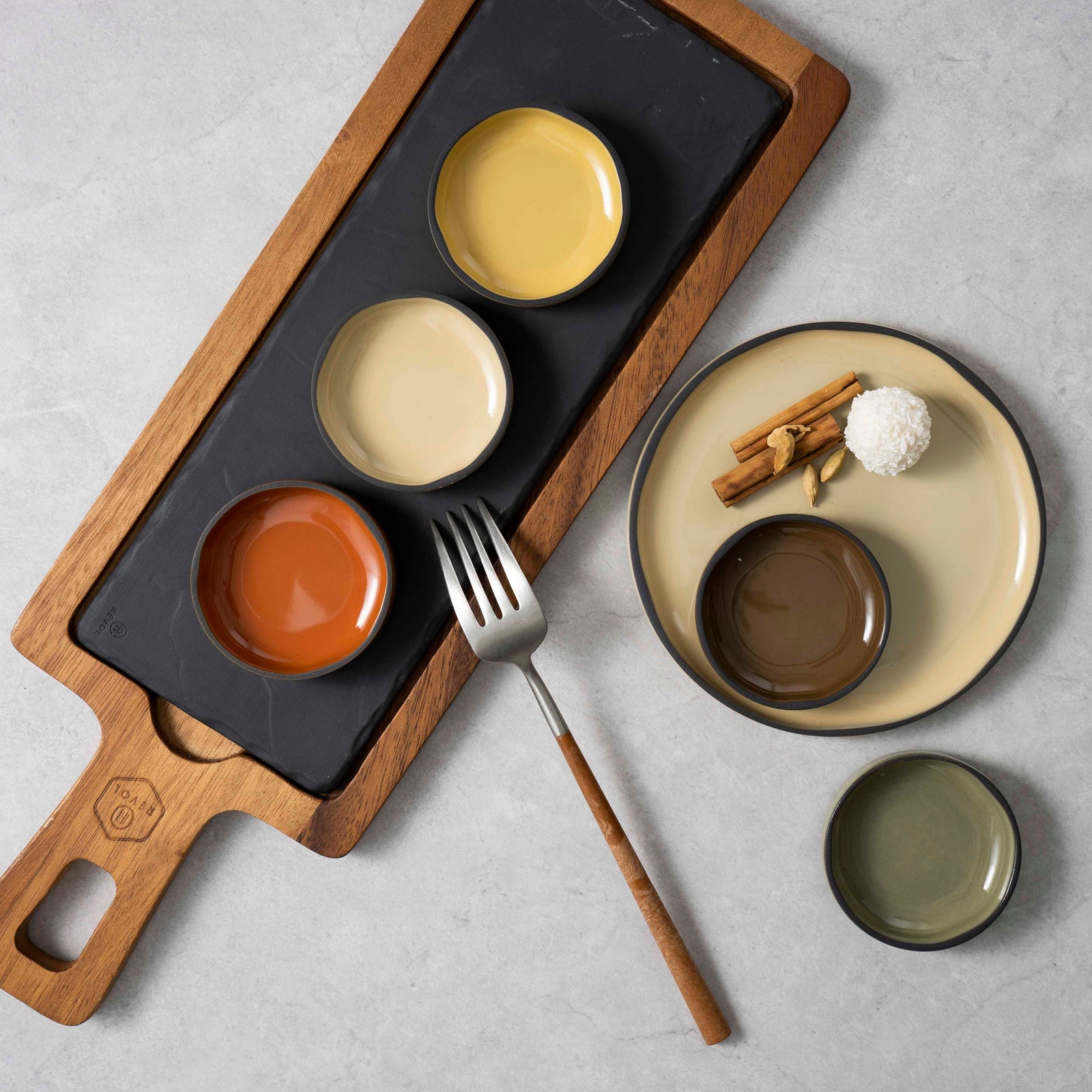 CARACTERE ミニディッシュ 7cm（オレンジ） – 豆皿・小皿／皿